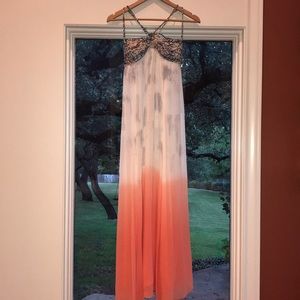 Free People/Neiman Marcus Tie Die Dip Maxi- Sz 4